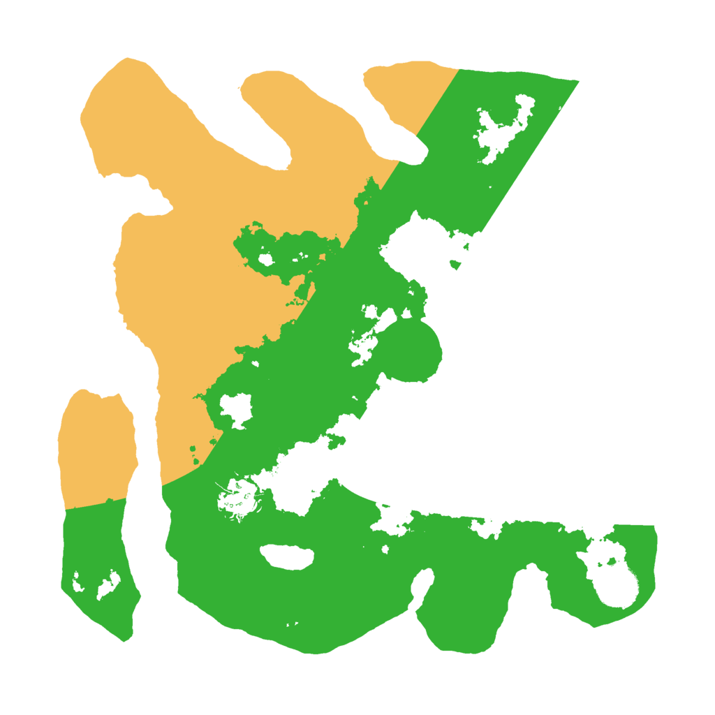 Biome Rust Map: Barren, Size: 3000, Seed: 1339141858