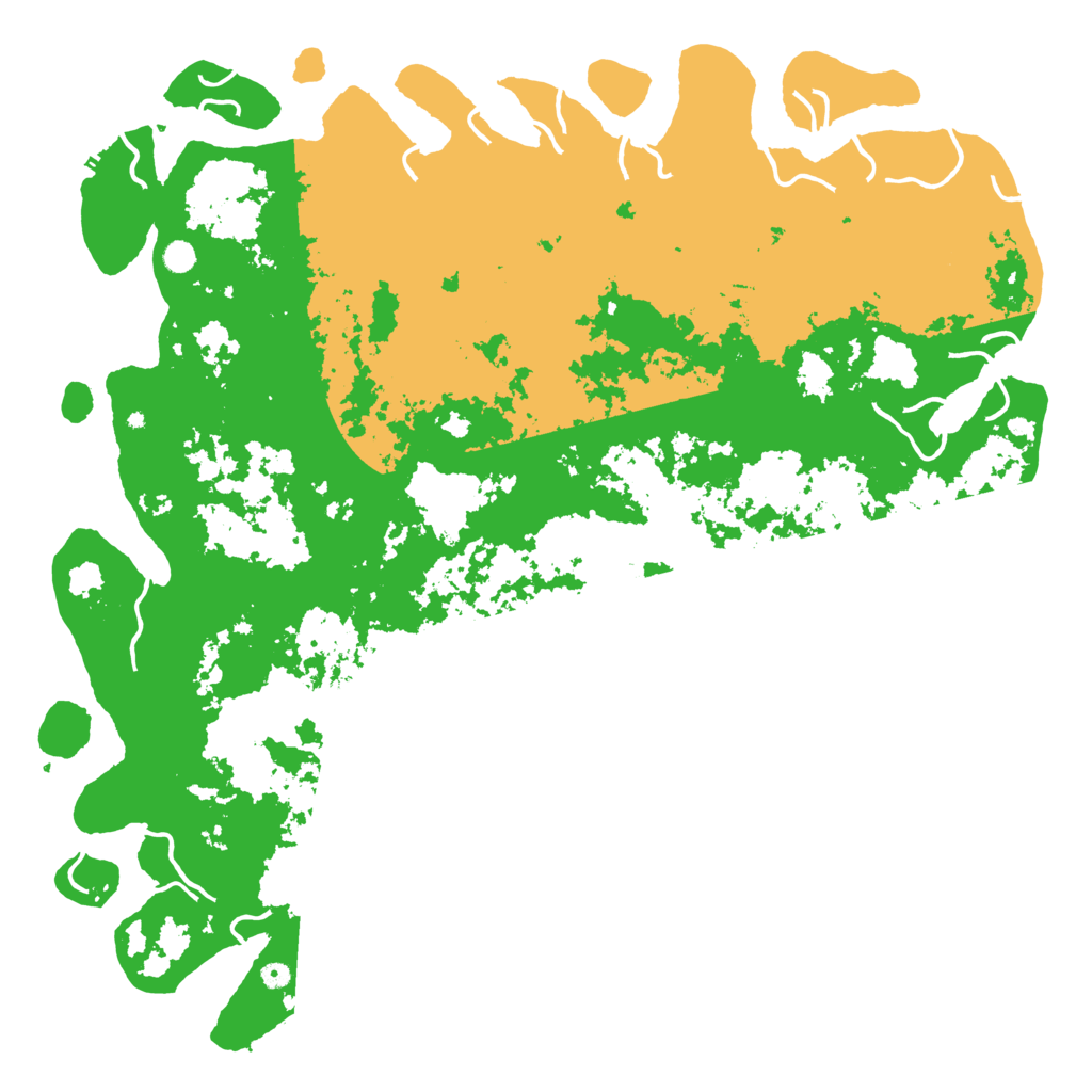 Biome Rust Map: Procedural Map, Size: 6000, Seed: 2122599