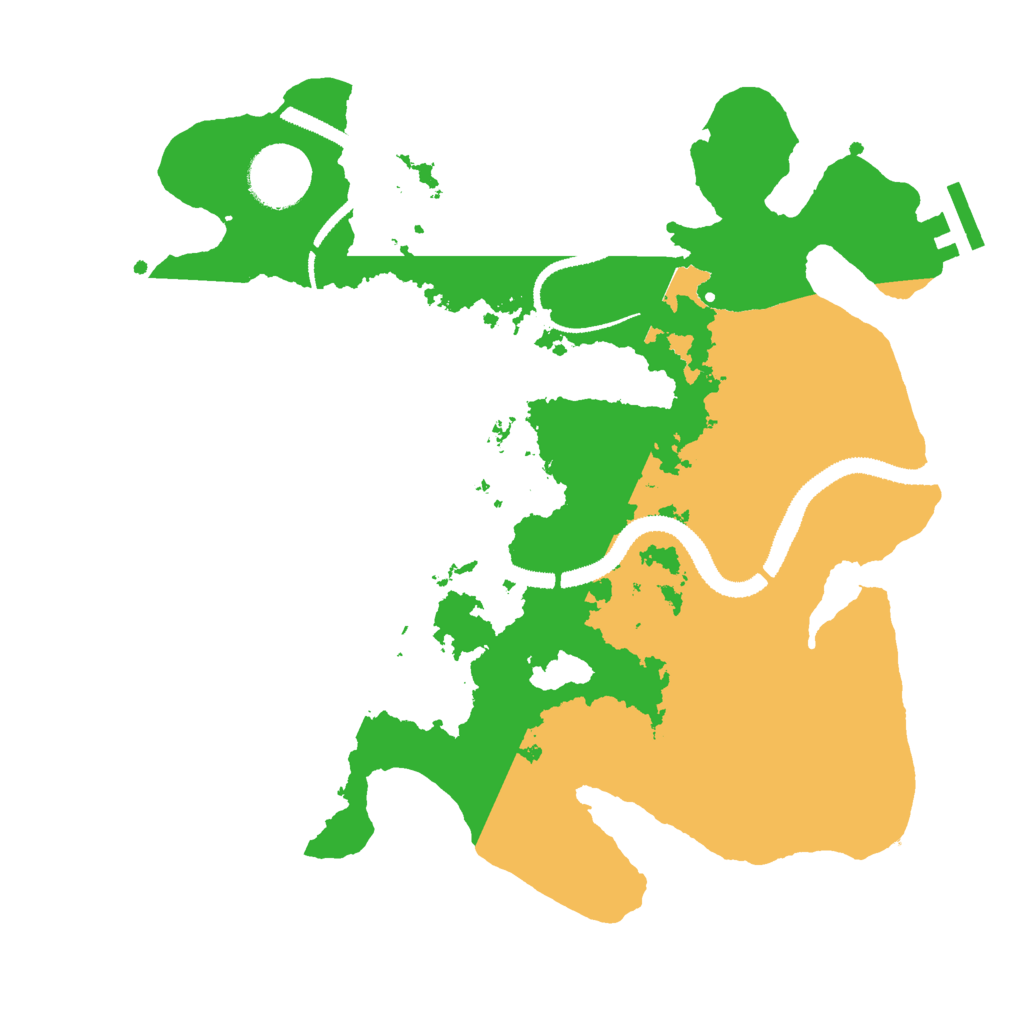 Biome Rust Map: Procedural Map, Size: 3000, Seed: 2123549059