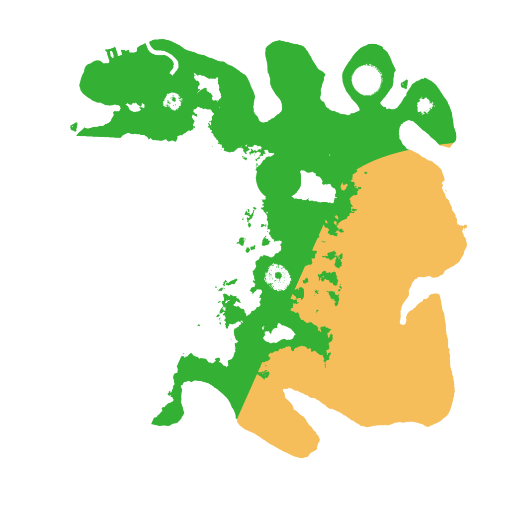 Biome Rust Map: Procedural Map, Size: 3000, Seed: 2123549059