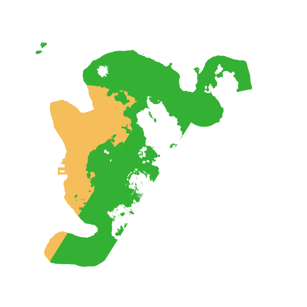 Biome Rust Map: Procedural Map, Size: 2500, Seed: 12311382