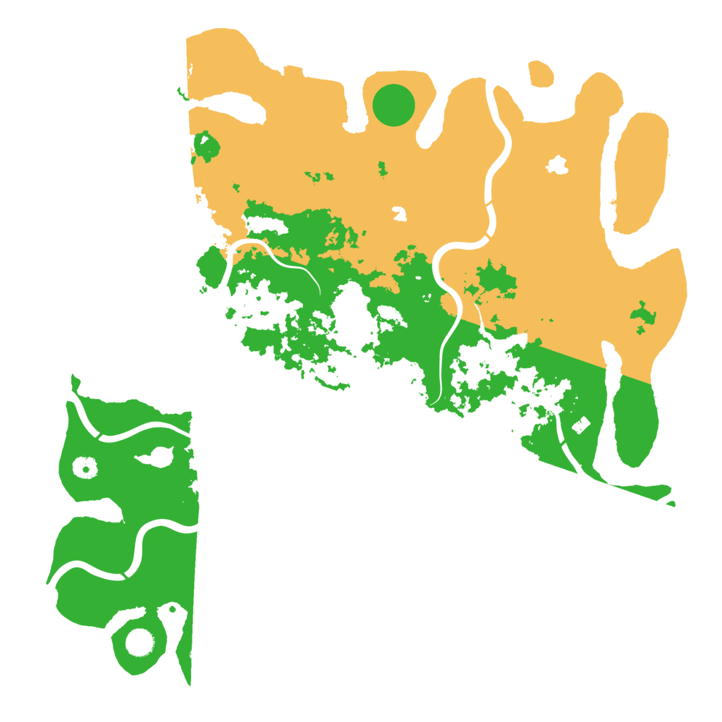 Biome Rust Map: Procedural Map, Size: 4500, Seed: 162794