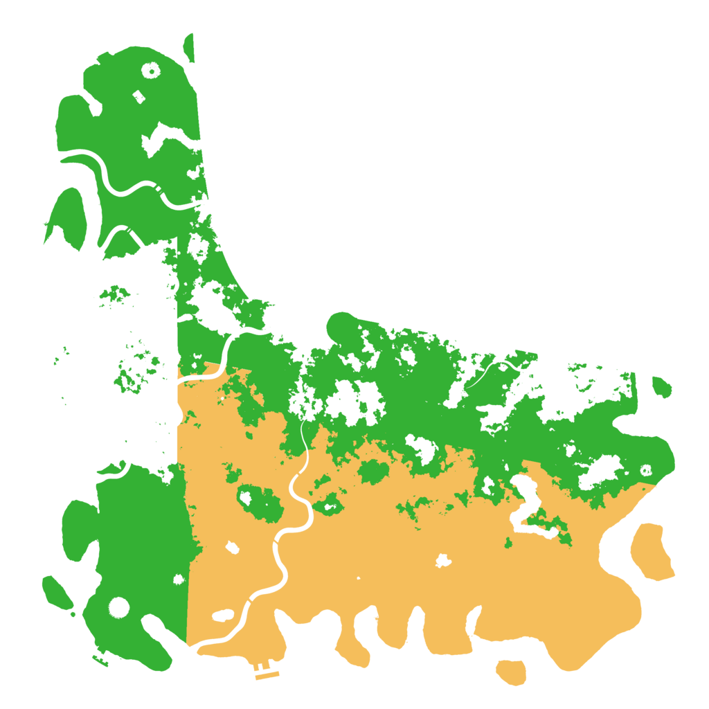 Biome Rust Map: Procedural Map, Size: 6000, Seed: 22120502