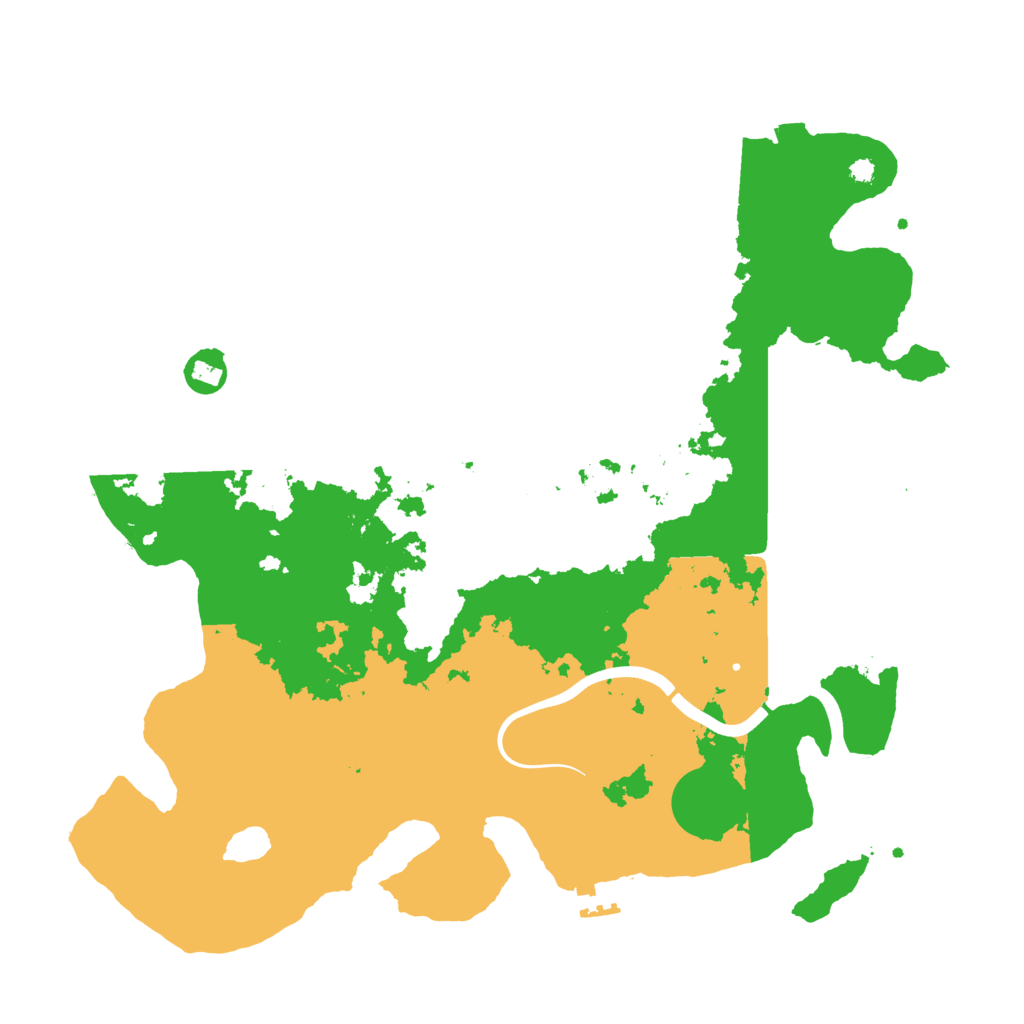 Biome Rust Map: Procedural Map, Size: 3850, Seed: 24869663