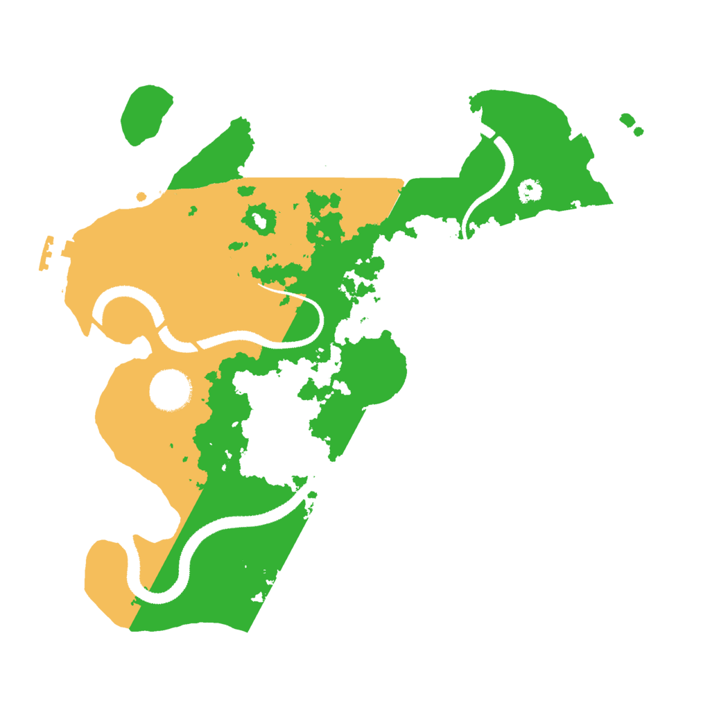 Biome Rust Map: Procedural Map, Size: 3000, Seed: 863099701
