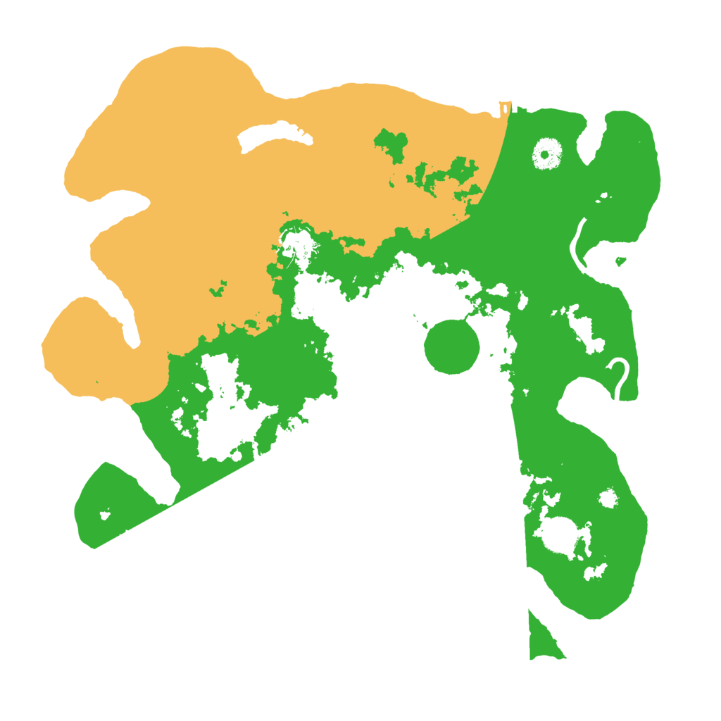 Biome Rust Map: Procedural Map, Size: 3500, Seed: 1117735658