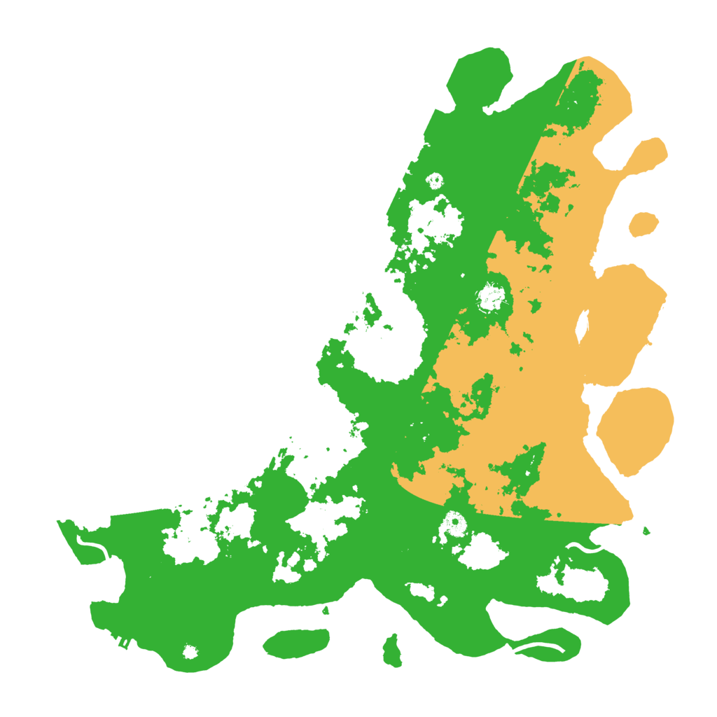 Biome Rust Map: Procedural Map, Size: 4500, Seed: 1592281023