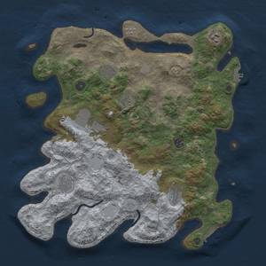 Thumbnail Rust Map: Procedural Map, Size: 4000, Seed: 1855265462, 17 Monuments