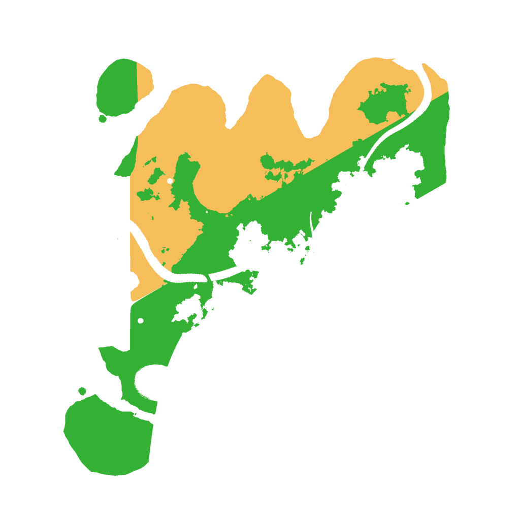 Biome Rust Map: Procedural Map, Size: 2700, Seed: 9