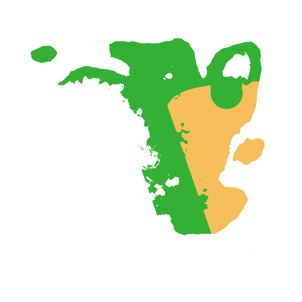 Biome Rust Map: Barren, Size: 2500, Seed: 585555