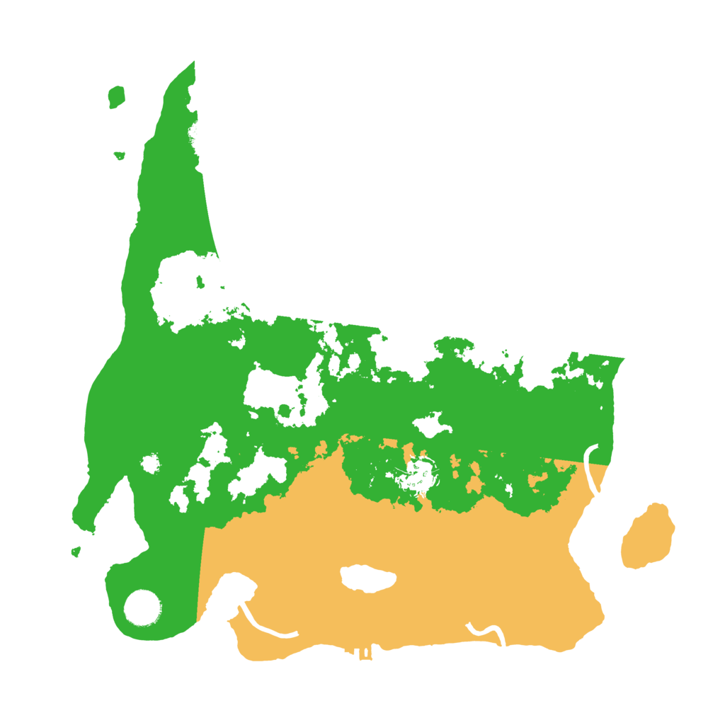 Biome Rust Map: Procedural Map, Size: 3500, Seed: 296724000