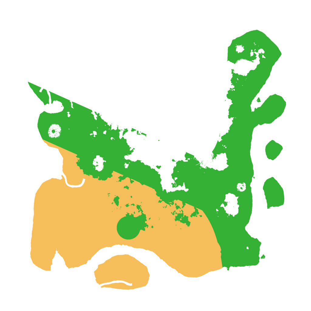 Biome Rust Map: Procedural Map, Size: 3500, Seed: 685828540