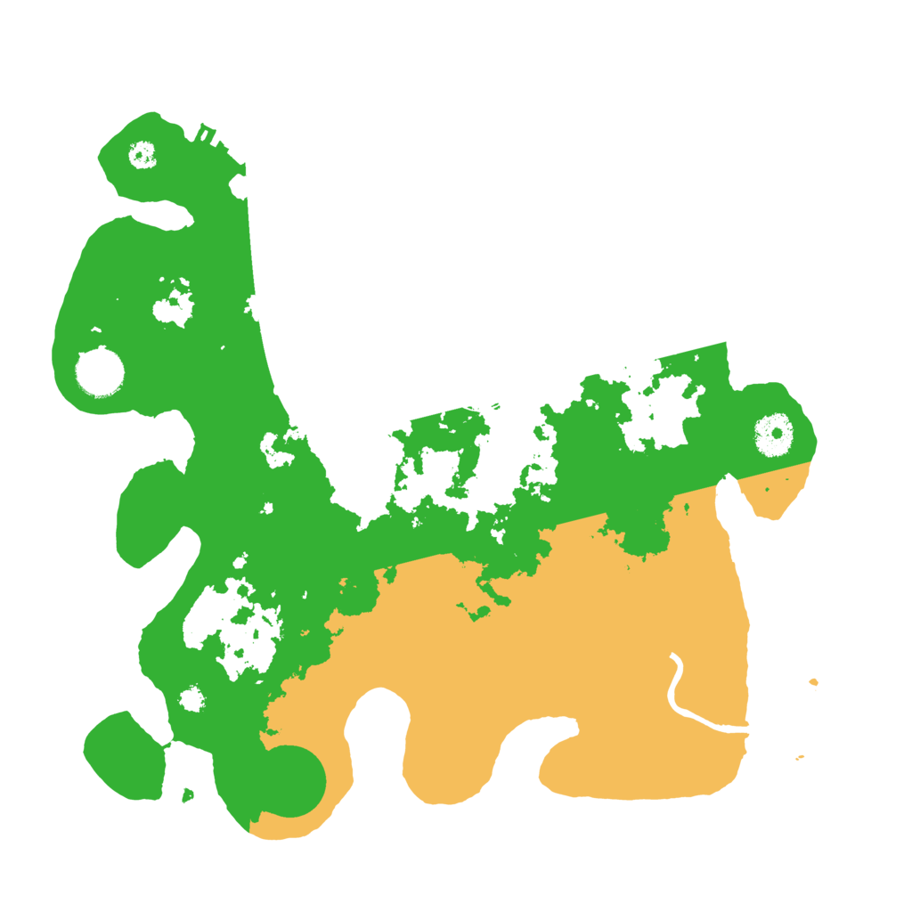 Biome Rust Map: Procedural Map, Size: 3350, Seed: 1