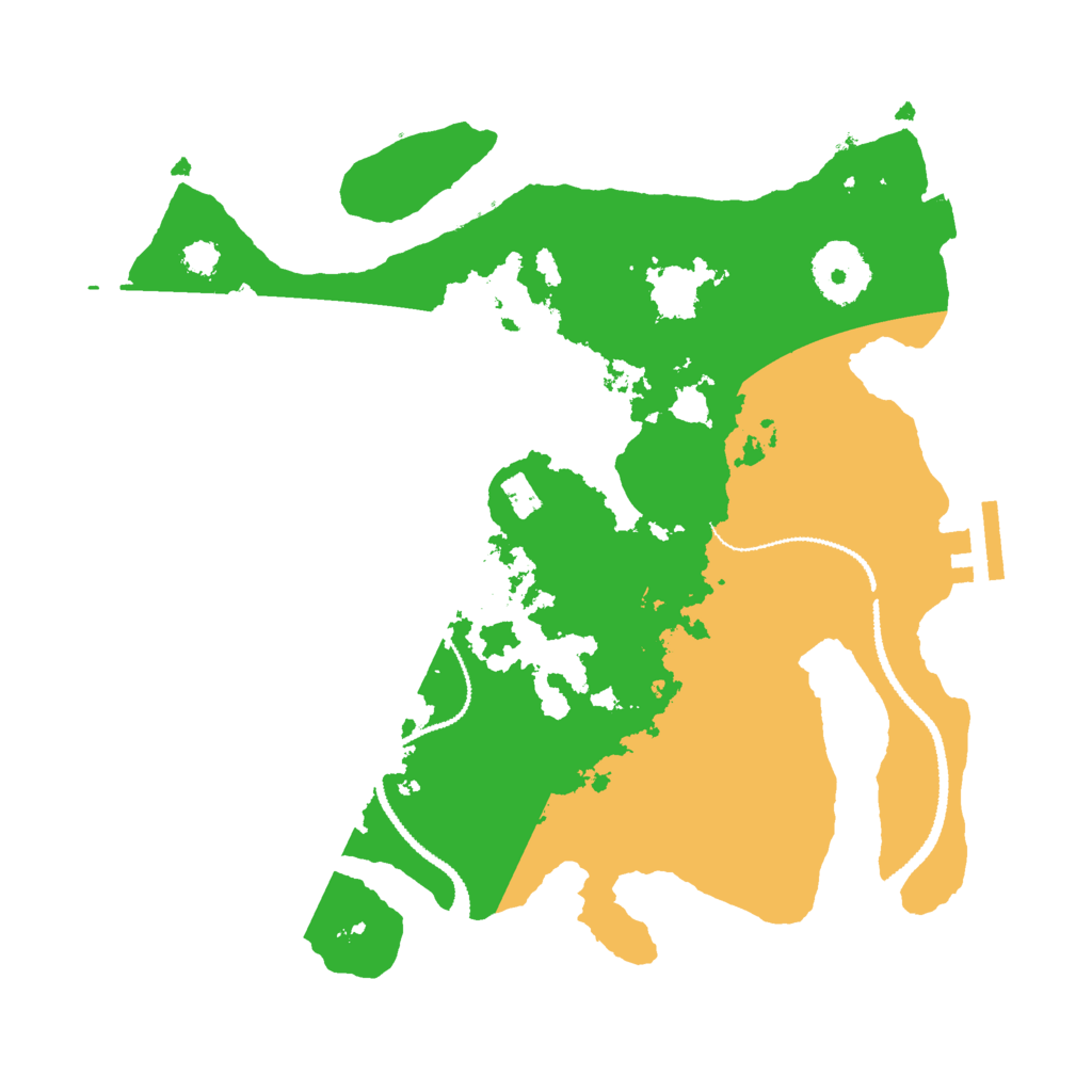 Biome Rust Map: Procedural Map, Size: 2800, Seed: 758158589