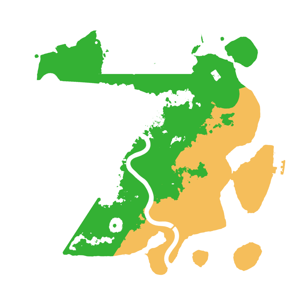 Biome Rust Map: Procedural Map, Size: 3105, Seed: 6