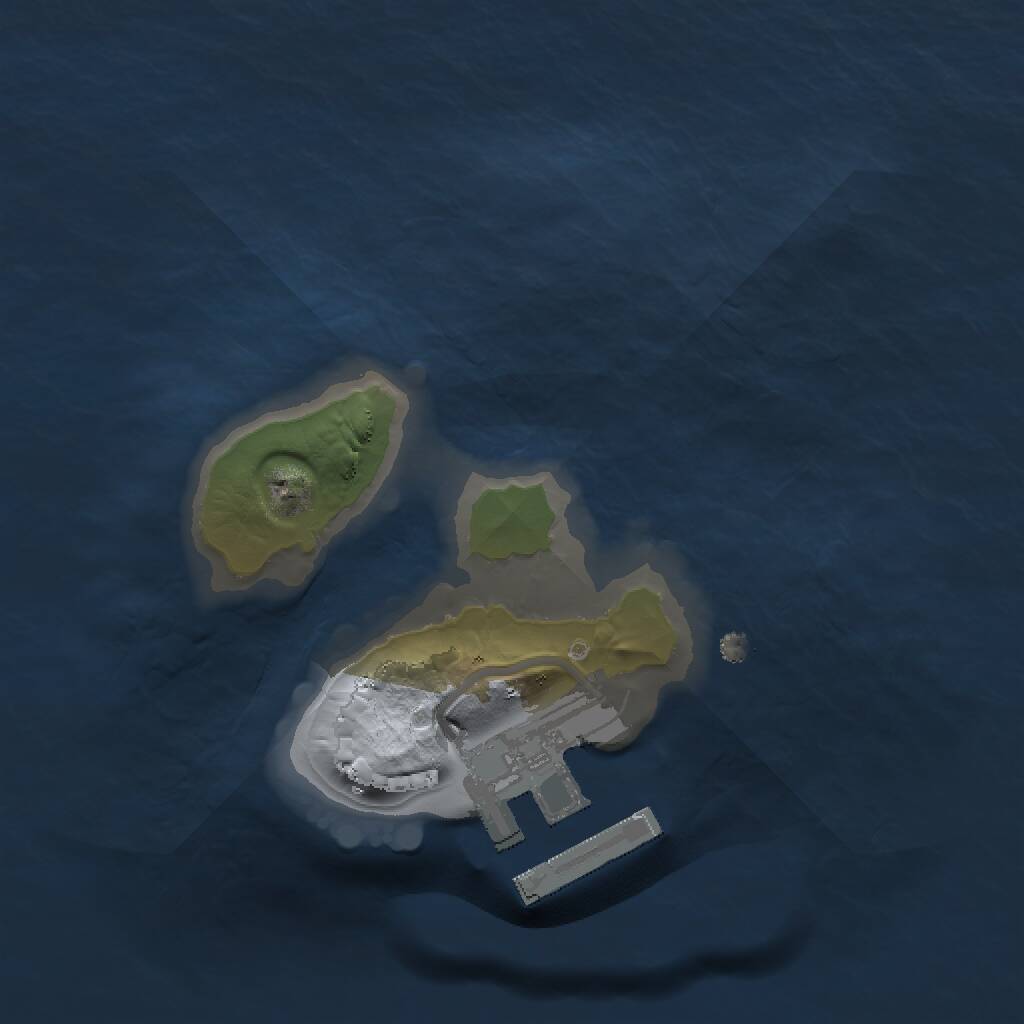 Rust Map: Procedural Map, Size: 1335, Seed: 1781636882, 2 Monuments