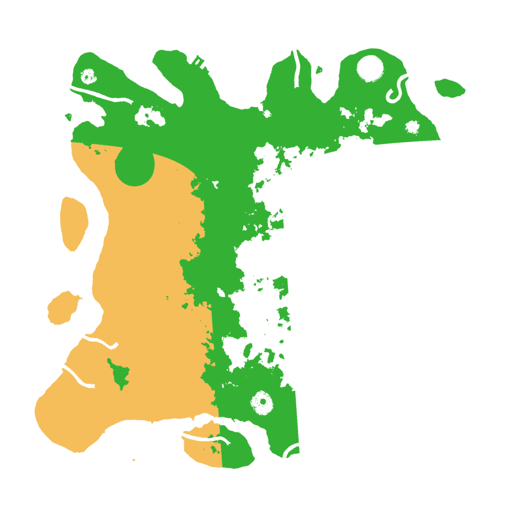 Biome Rust Map: Procedural Map, Size: 3500, Seed: 1179667483
