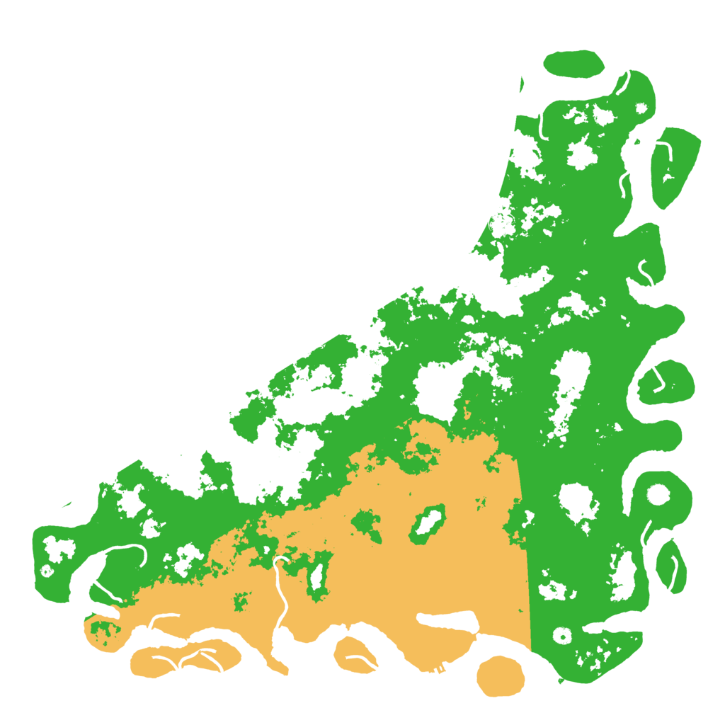 Biome Rust Map: Procedural Map, Size: 6000, Seed: 1597315845