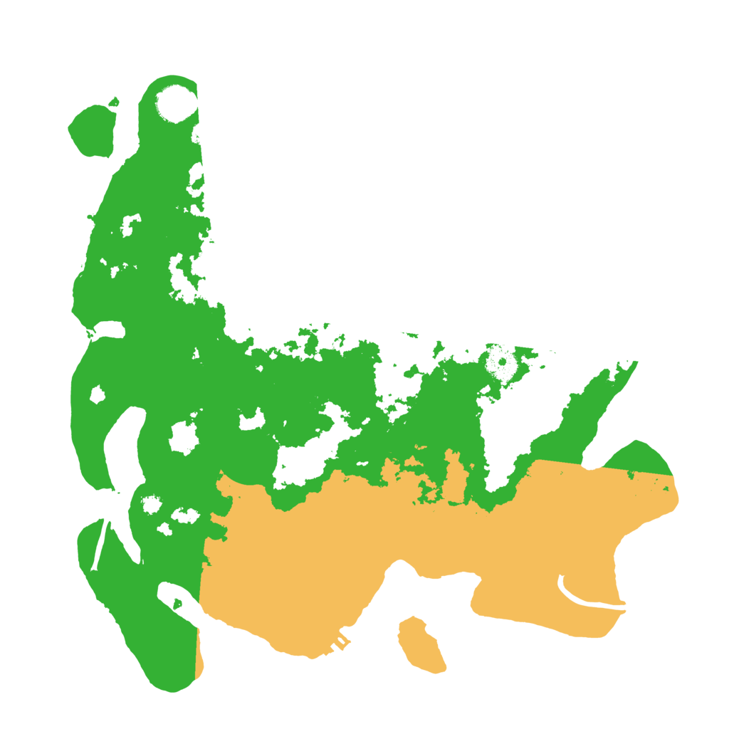 Biome Rust Map: Procedural Map, Size: 3500, Seed: 2114870