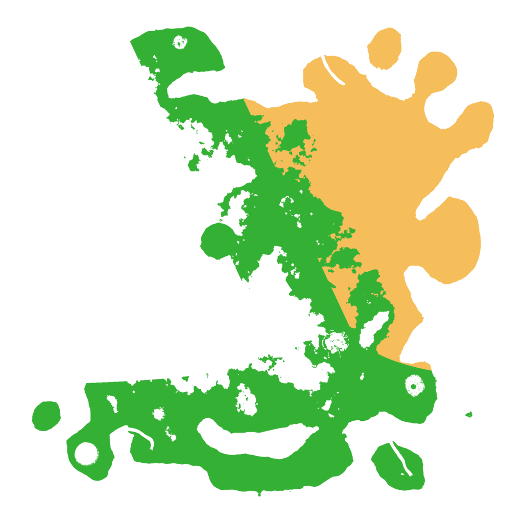 Biome Rust Map: Procedural Map, Size: 4000, Seed: 184619