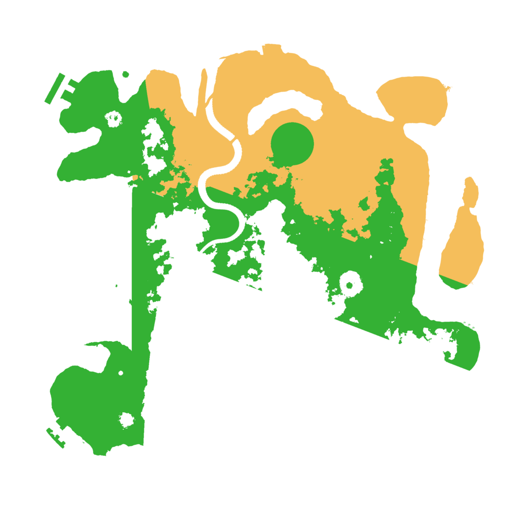 Biome Rust Map: Procedural Map, Size: 3250, Seed: 40932387