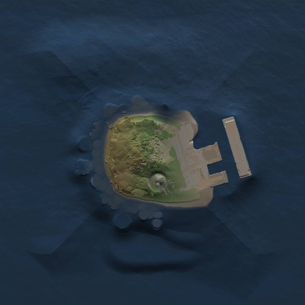 Rust Map: Procedural Map, Size: 1000, Seed: 898018, 2 Monuments