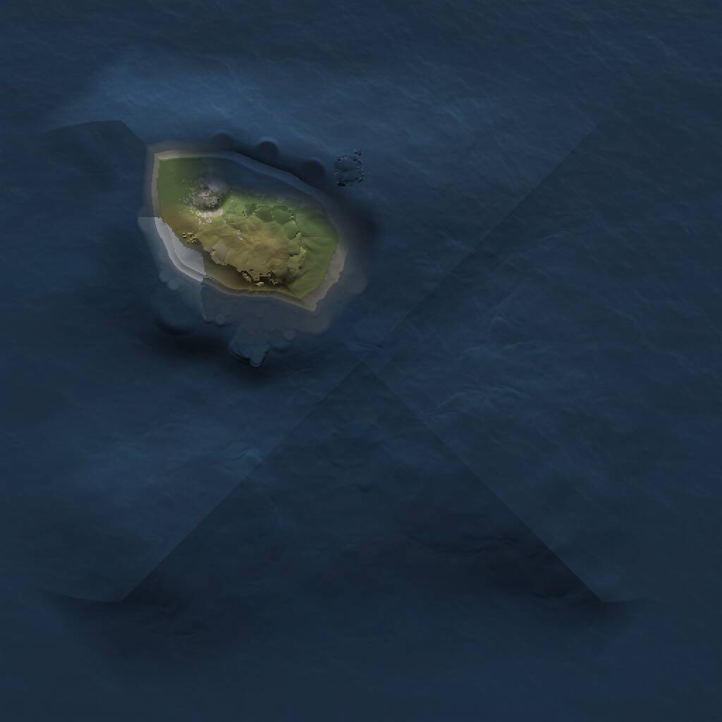 Rust Map: Procedural Map, Size: 1000, Seed: 959154, 1 Monuments