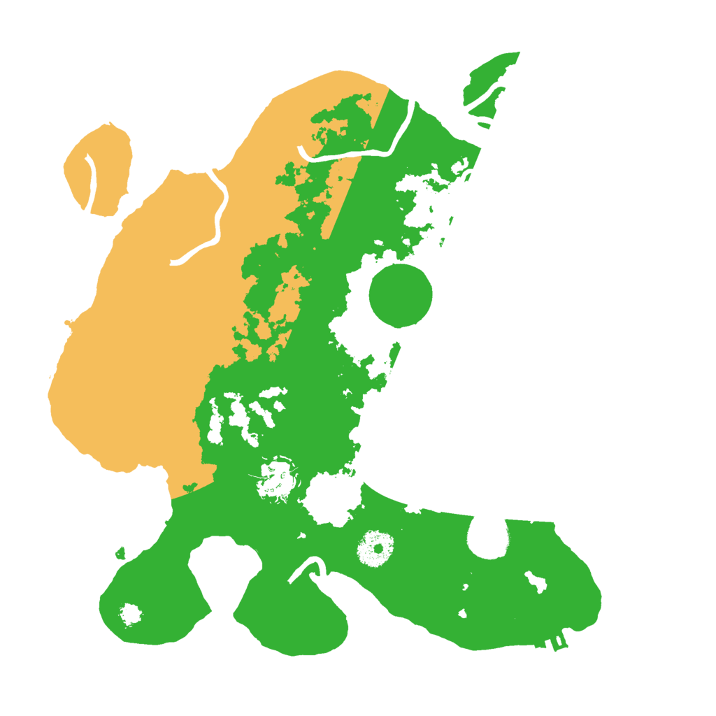 Biome Rust Map: Procedural Map, Size: 3000, Seed: 527436
