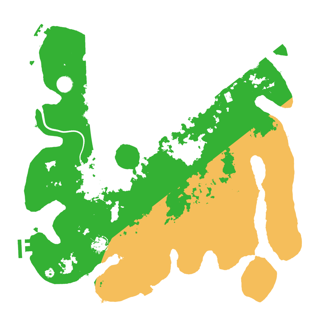 Biome Rust Map: Procedural Map, Size: 3500, Seed: 589486609