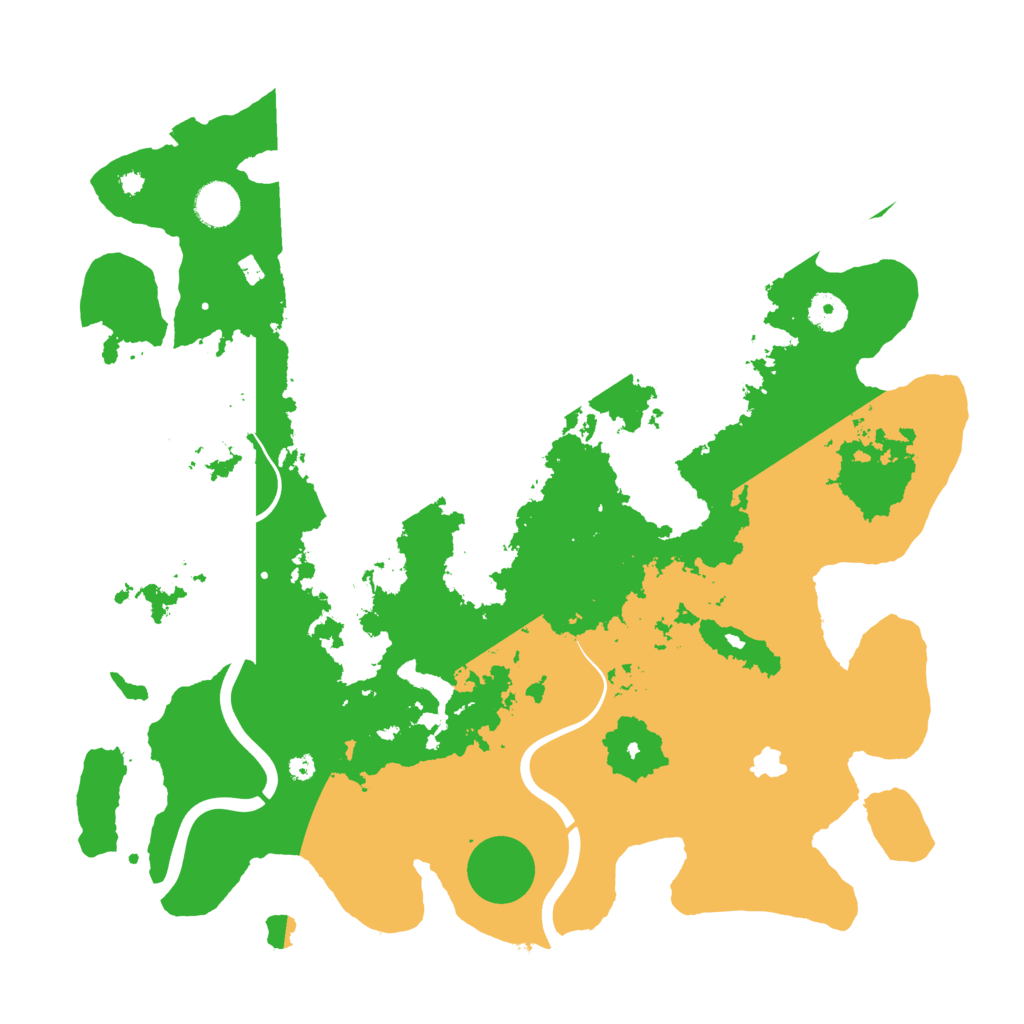 Biome Rust Map: Procedural Map, Size: 4000, Seed: 146756