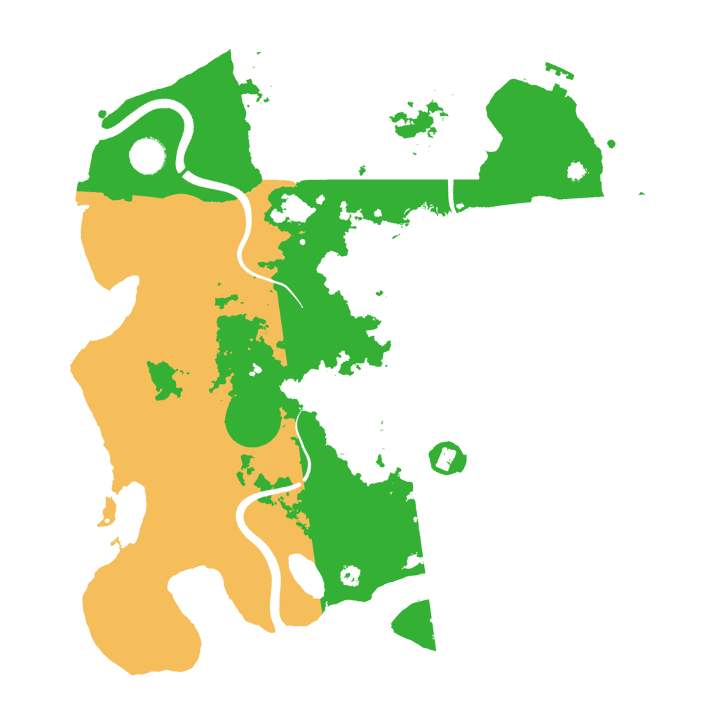 Biome Rust Map: Procedural Map, Size: 3500, Seed: 756445374