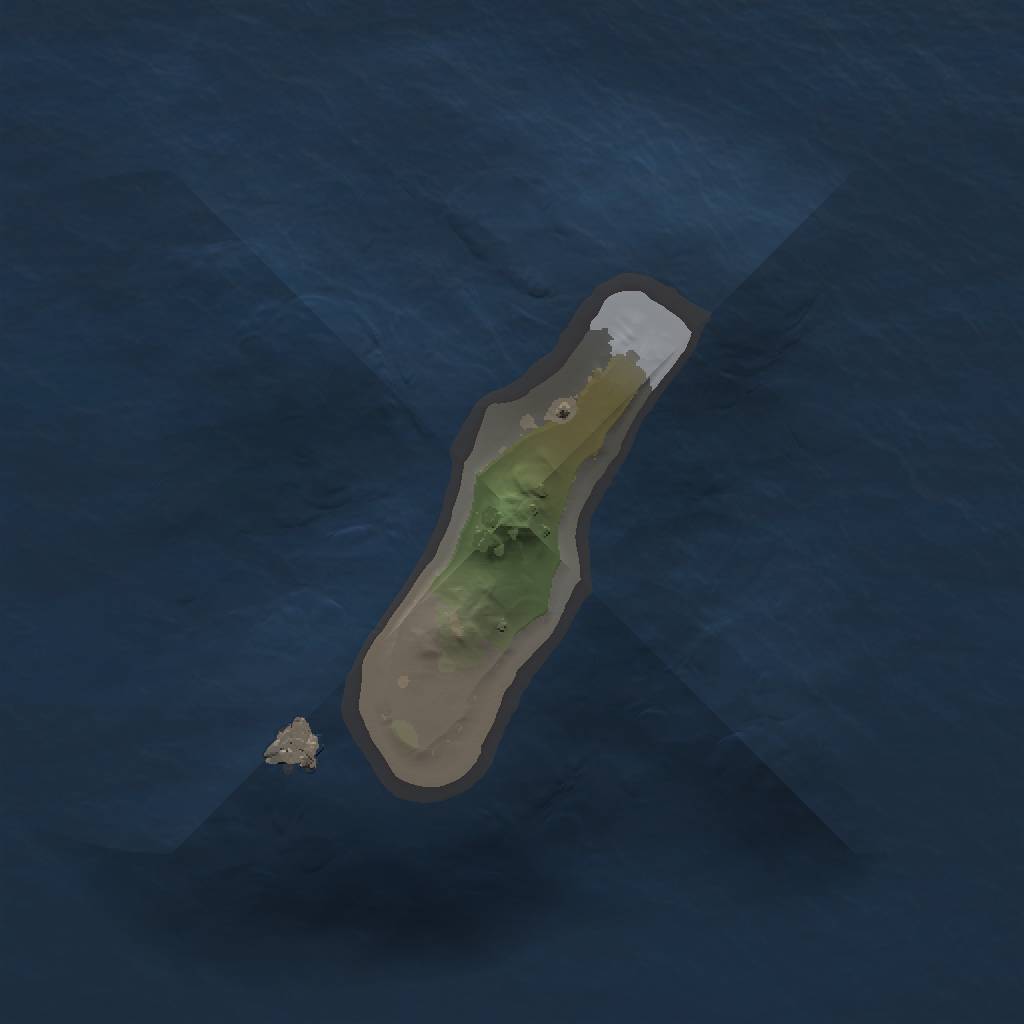 Rust Map: Procedural Map, Size: 1000, Seed: 75457, 3 Monuments