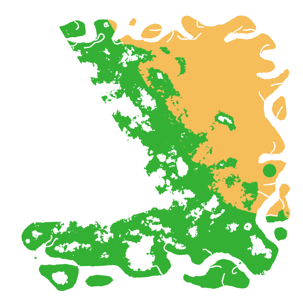 Biome Rust Map: Procedural Map, Size: 6000, Seed: 2376