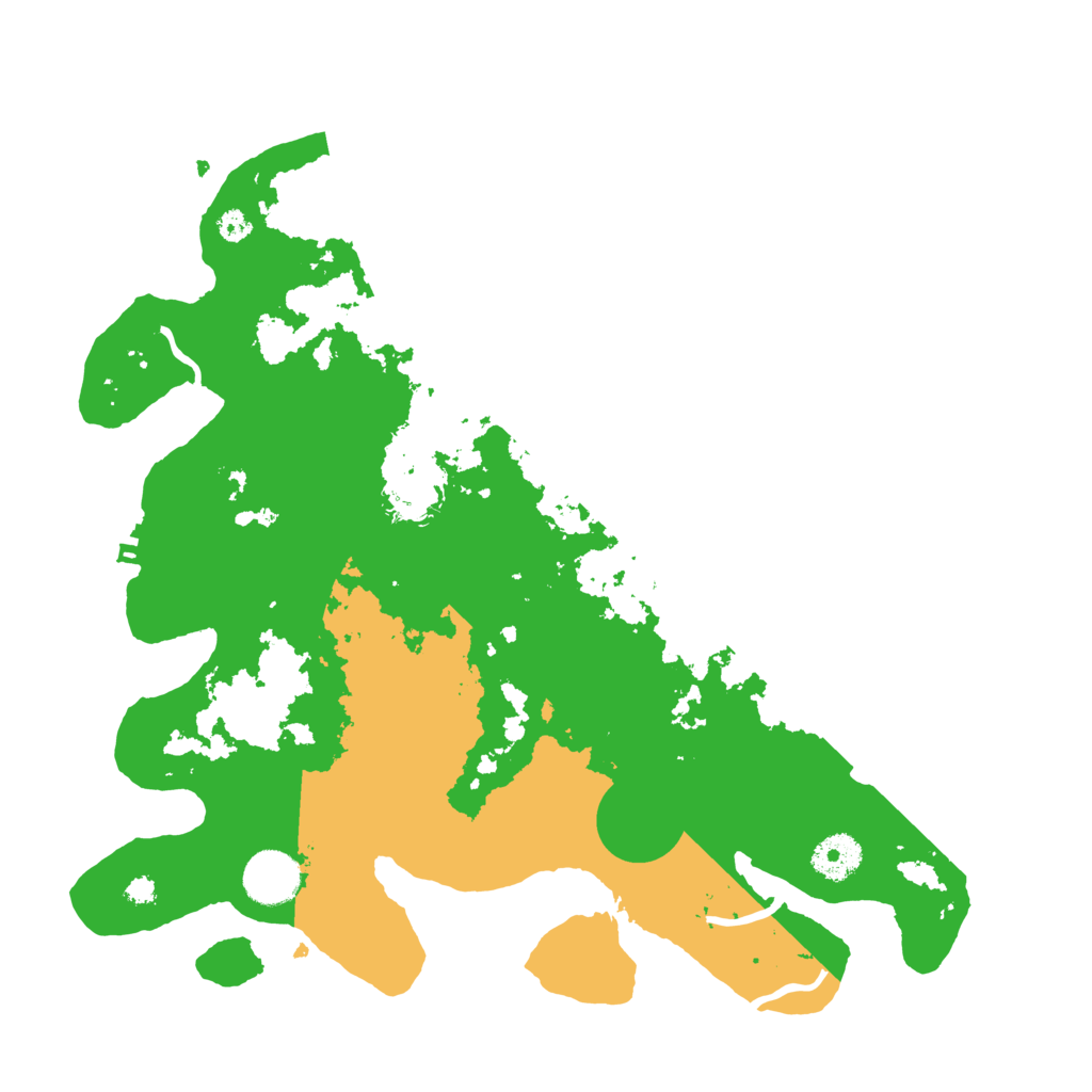 Biome Rust Map: Procedural Map, Size: 3500, Seed: 32420832