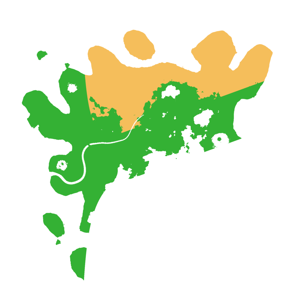 Biome Rust Map: Procedural Map, Size: 3000, Seed: 46213