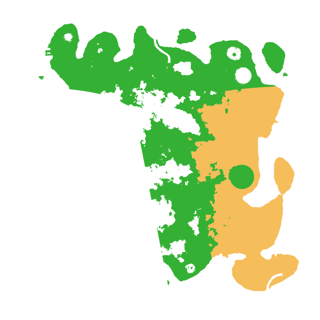 Biome Rust Map: Procedural Map, Size: 3500, Seed: 51539