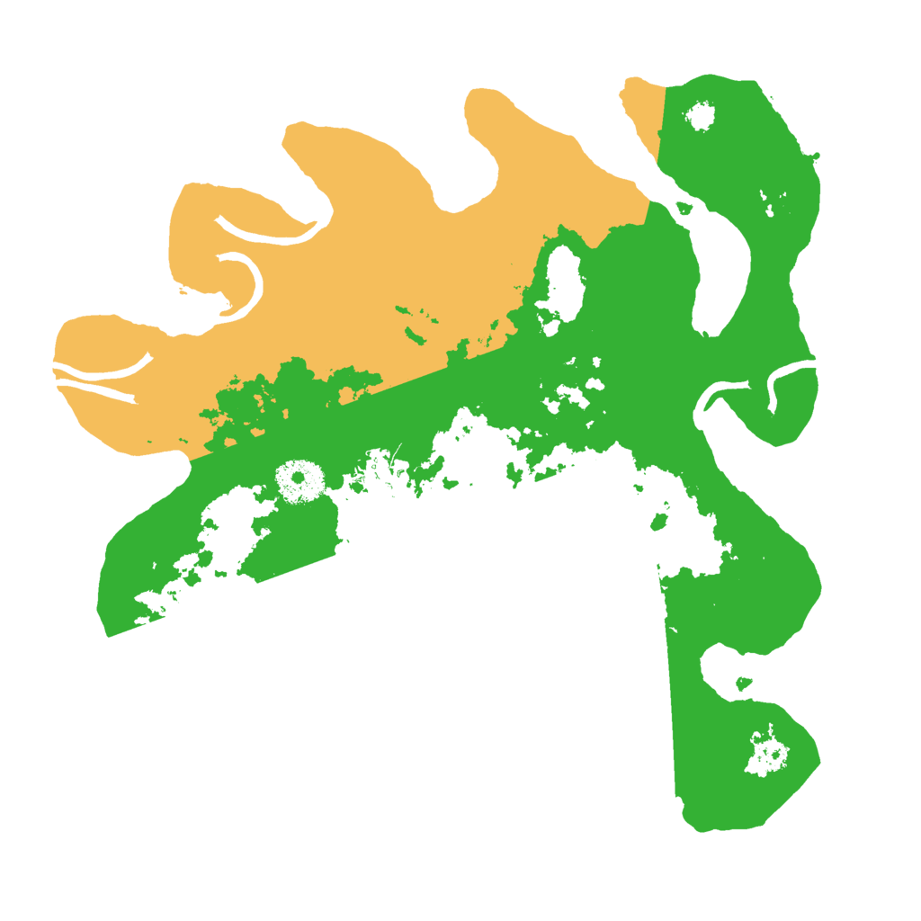 Biome Rust Map: Procedural Map, Size: 3000, Seed: 44521