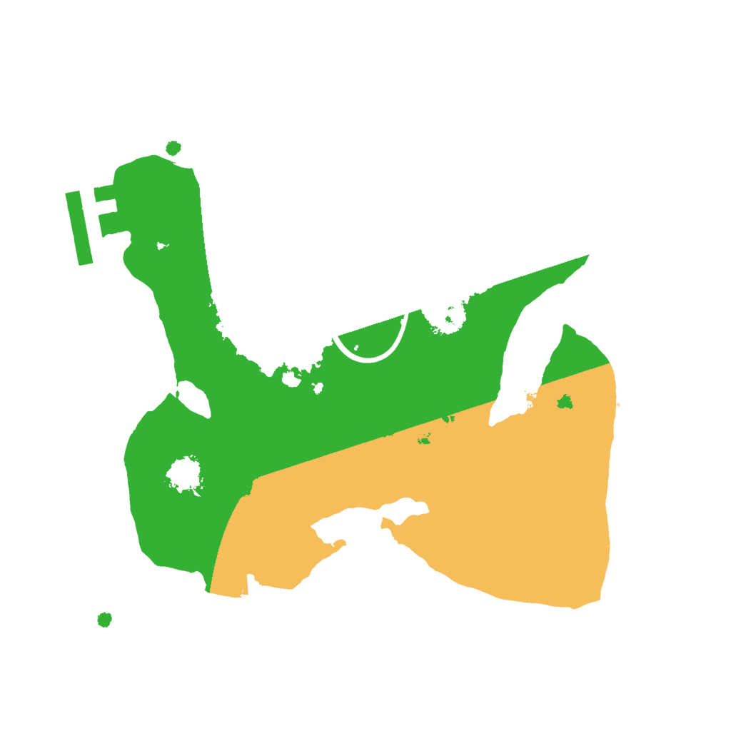 Biome Rust Map: Procedural Map, Size: 2000, Seed: 651011949