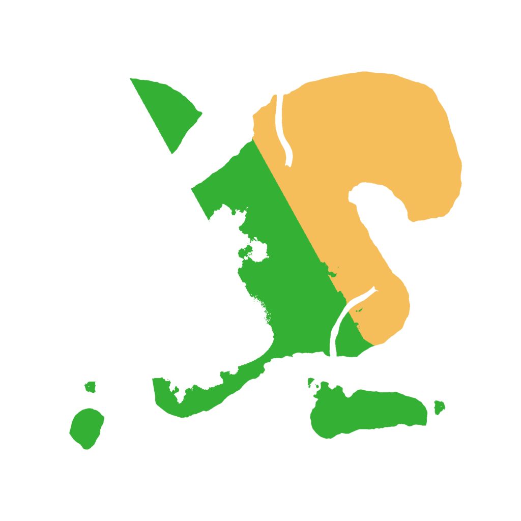 Biome Rust Map: Procedural Map, Size: 2000, Seed: 891837789