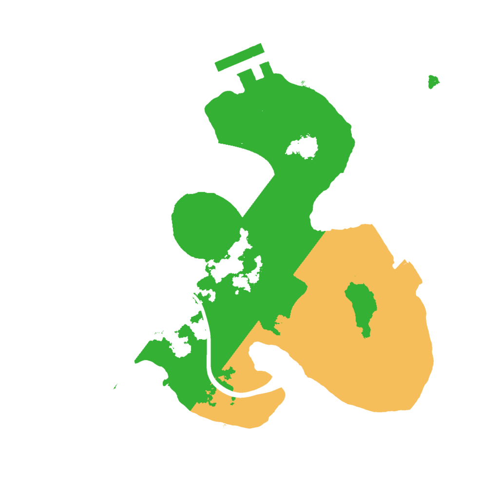 Biome Rust Map: Procedural Map, Size: 2000, Seed: 329213784