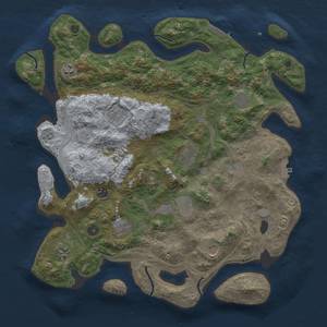 Thumbnail Rust Map: Procedural Map, Size: 4250, Seed: 1831631441, 20 Monuments