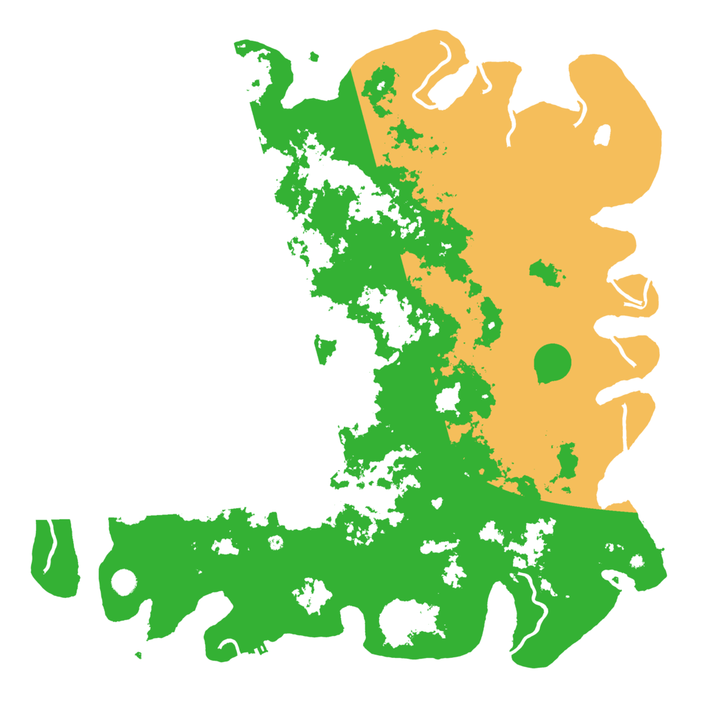 Biome Rust Map: Procedural Map, Size: 5000, Seed: 1057495475