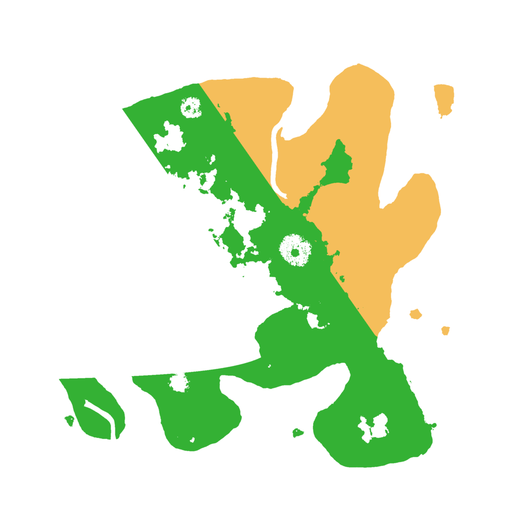 Biome Rust Map: Procedural Map, Size: 2500, Seed: 37141