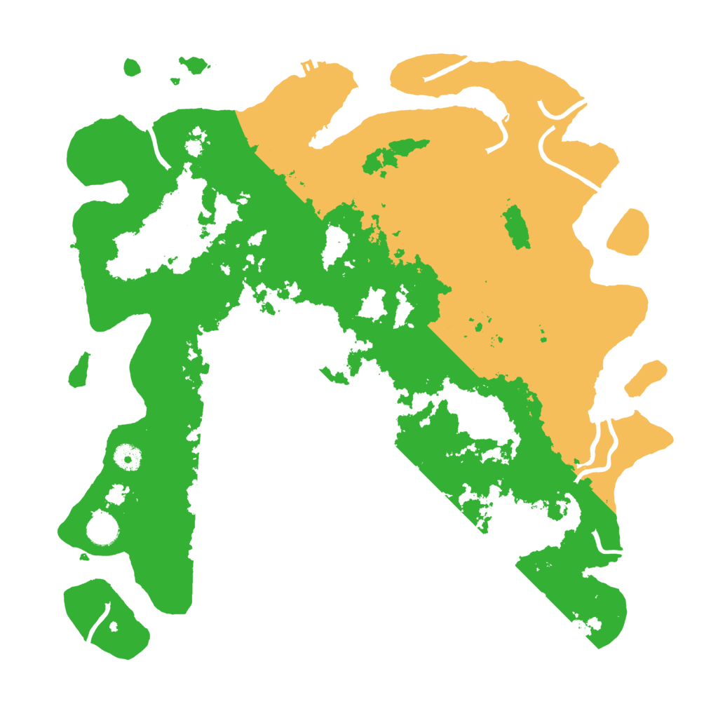Biome Rust Map: Procedural Map, Size: 4000, Seed: 110322