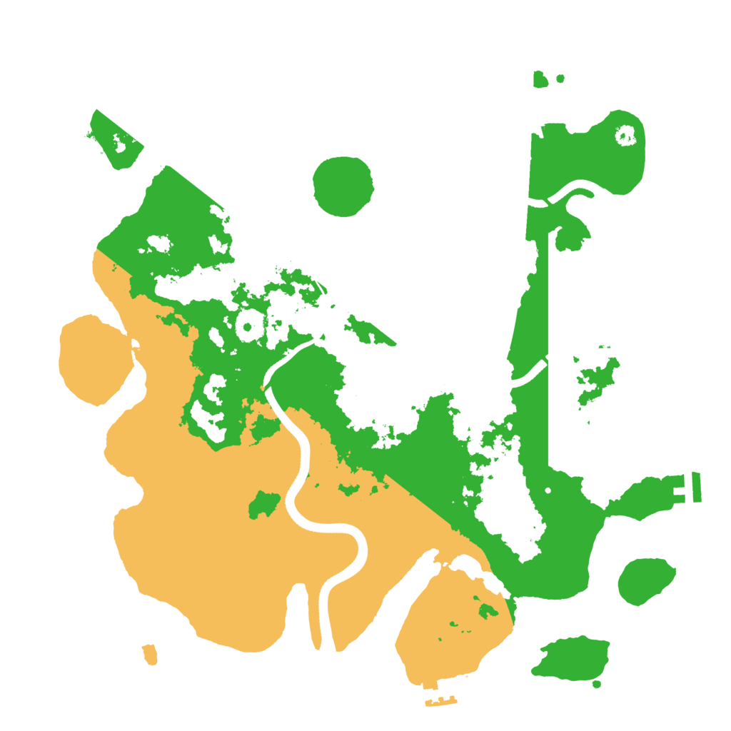 Biome Rust Map: Procedural Map, Size: 3500, Seed: 1971528689