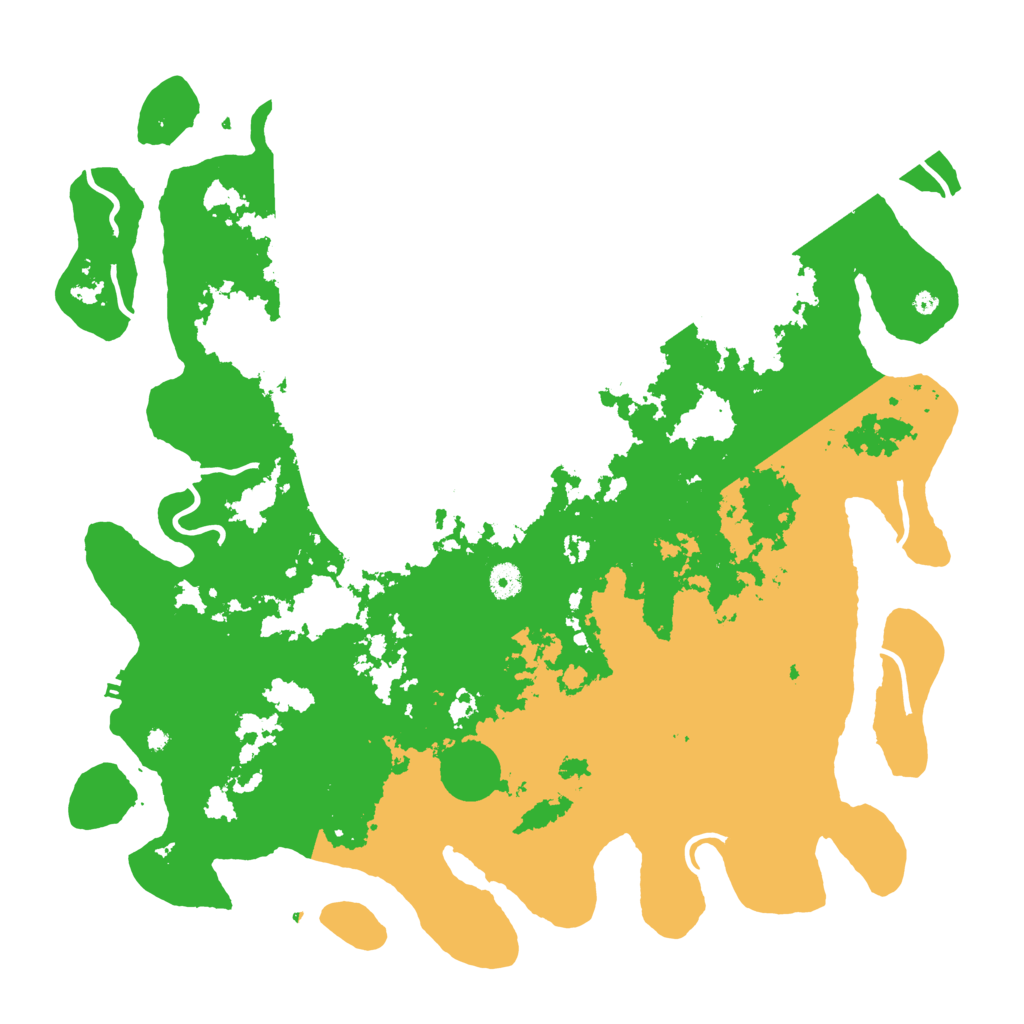 Biome Rust Map: Procedural Map, Size: 4500, Seed: 1365302748