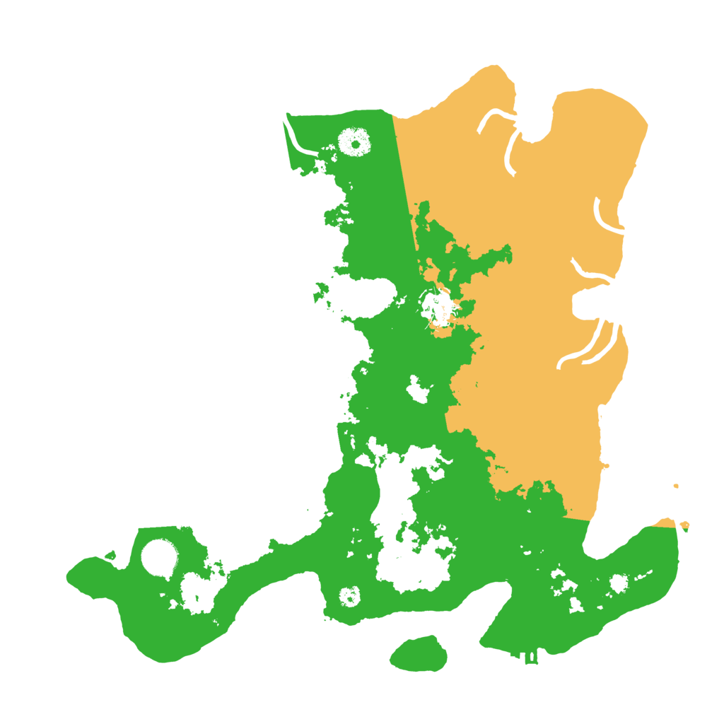 Biome Rust Map: Procedural Map, Size: 3500, Seed: 710921656