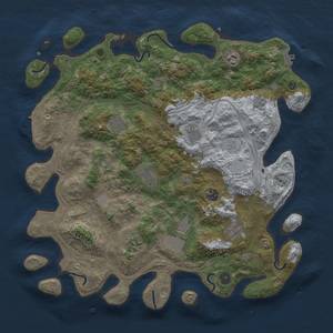 Thumbnail Rust Map: Procedural Map, Size: 4250, Seed: 623826960, 18 Monuments