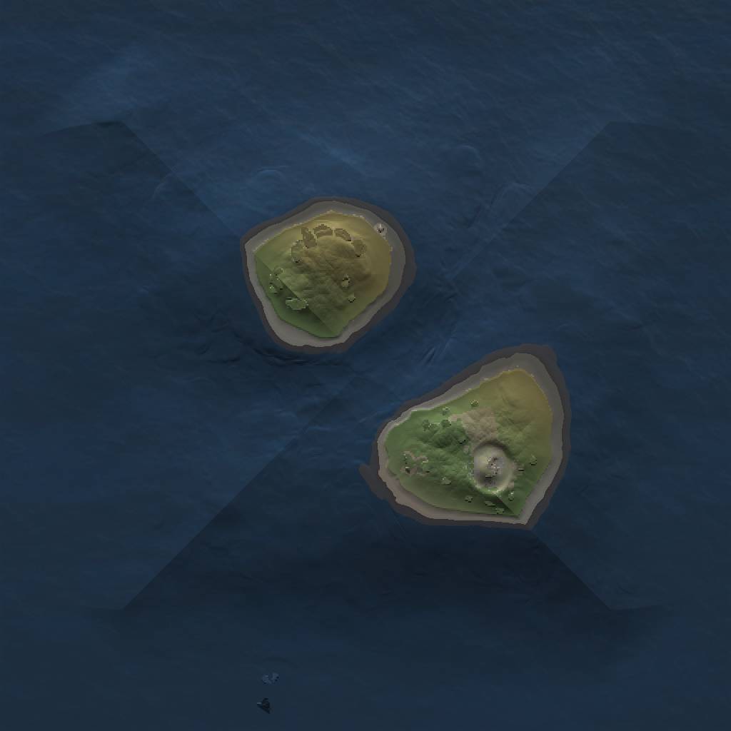 Rust Map: Procedural Map, Size: 1000, Seed: 696435, 3 Monuments