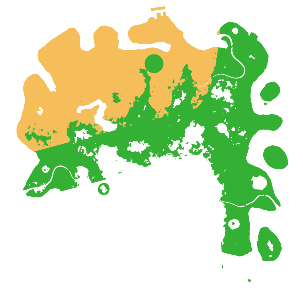 Biome Rust Map: Procedural Map, Size: 4250, Seed: 731393283